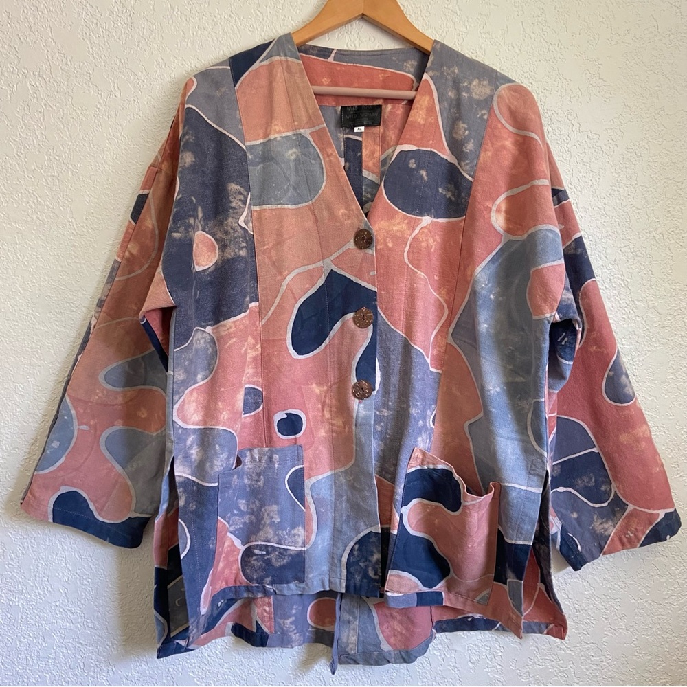Wild Thing Abstract Cotton Artsy Boho Top